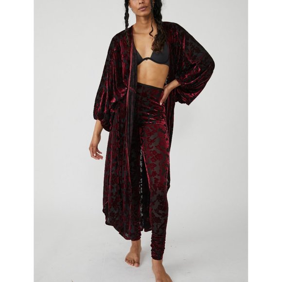 FREE PEOPLE Magic Hour Kimono / Midnight Combo - Picture 4 of 10